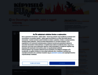 kepviselofunky.blog.hu screenshot