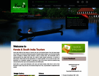 kerala-tourism.net screenshot