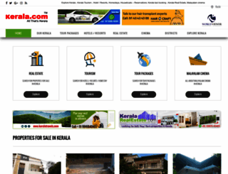 kerala.com screenshot