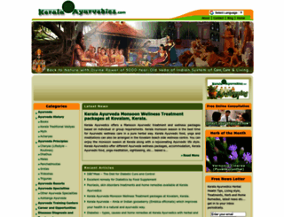 keralaayurvedics.com screenshot