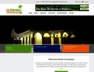 keralahomestaysonline.com screenshot