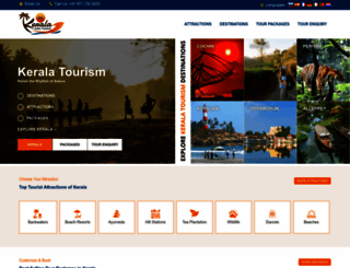 keralaindiatourism.net screenshot