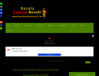 keralalotteryresult.net screenshot