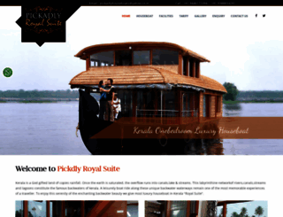 keralaluxuryhouseboats.in screenshot