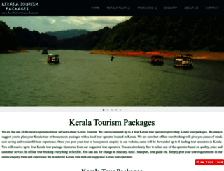 keralatourismpackages.in screenshot