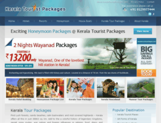 keralatouristpackages.com screenshot