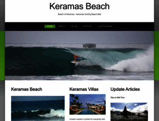 keramasbeach.com screenshot