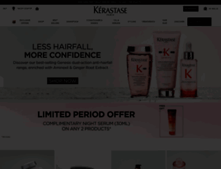 kerastase.in screenshot