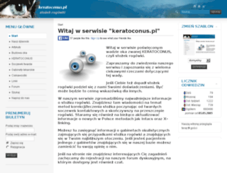 keratoconus.pl screenshot