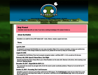 kerbaltek.com screenshot