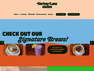 kerbeylanecafe.com screenshot