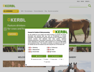 kerbl-east.com screenshot