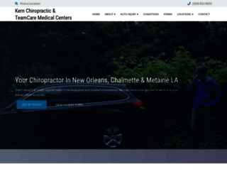 kernchiropractic.com screenshot