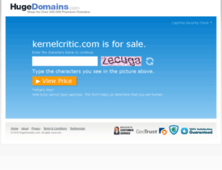 kernelcritic.com screenshot