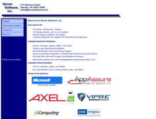 kernelsoftware.com screenshot