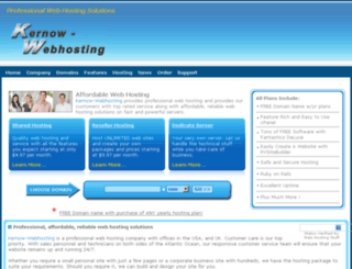 kernow-webhosting.com screenshot