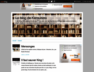 keroubino.over-blog.com screenshot