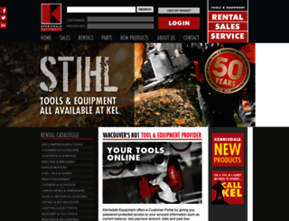 kerrisdaleequipment.com screenshot