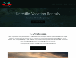 kerrvillevacationrentals.com screenshot
