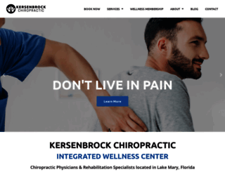 kersenbrockchiropractic.com screenshot
