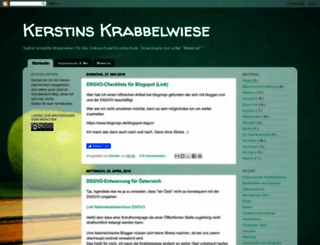 kerstinskrabbelwiese.blogspot.de screenshot