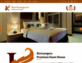 kertanegaraguesthouse.com screenshot