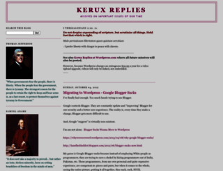 keruxreplies.blogspot.com screenshot