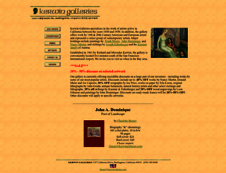 kerwingalleries.com screenshot