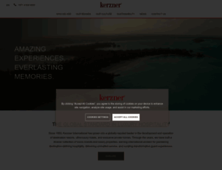kerzner.com screenshot