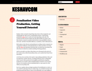 keshavcom.wordpress.com screenshot