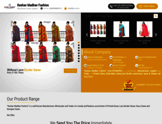 keshavmadhavfashion.com screenshot