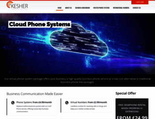 keshercommunications.com screenshot