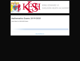 keshmaths.com screenshot