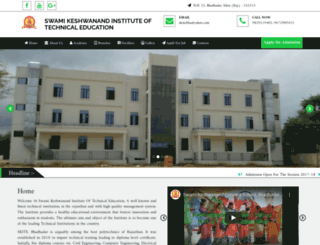 keshwanandpolytechnic.com screenshot