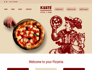 kestepizzeria.com screenshot