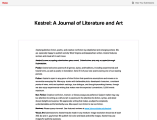 kestrel.submittable.com screenshot
