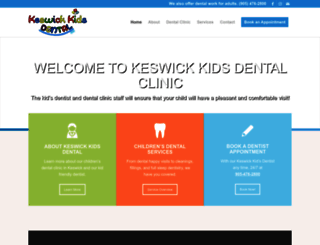 keswickkidsdental.ca screenshot