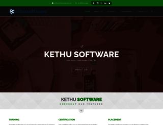 kethusoftwaretraining.com screenshot