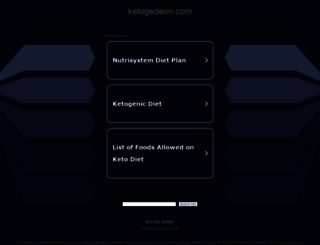 ketogedeon.com screenshot