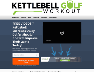 kettlebellgolfworkout.com screenshot