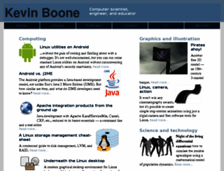kevinboone.net screenshot