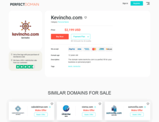 kevincho.com screenshot