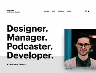 kevinclark.ca screenshot