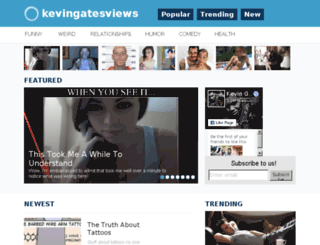 kevingatesviews.com screenshot