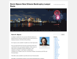 kevingipson.com screenshot