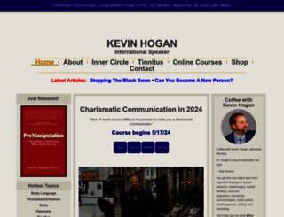 kevinhogan.com screenshot