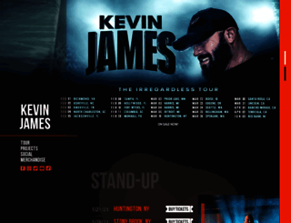 kevinjames.com screenshot