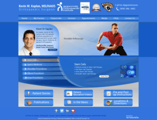 kevinkaplanmd.com screenshot