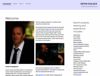 kevinkolack.com screenshot