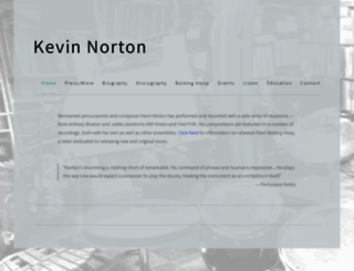 kevinnorton.com screenshot